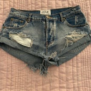 One Teaspoon Denim Bandits Short - Size 27
